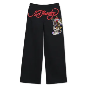 Ed Hardy Black Sweatpants