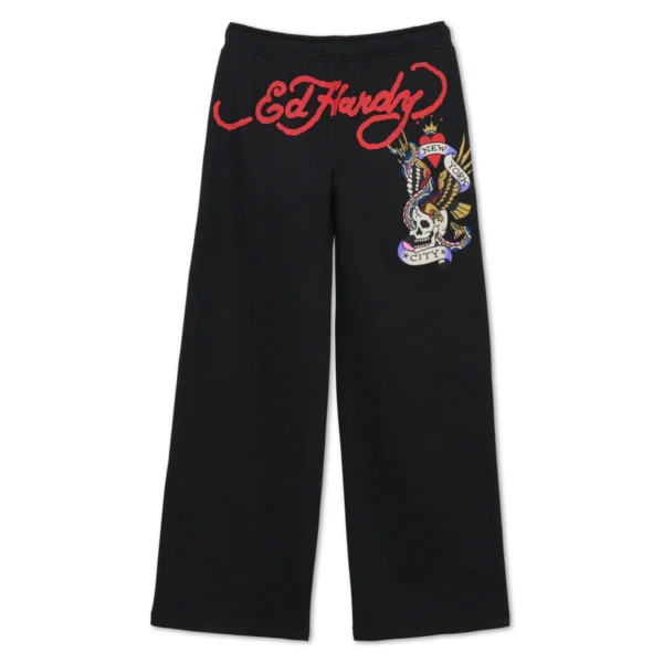 Ed Hardy Black Sweatpants